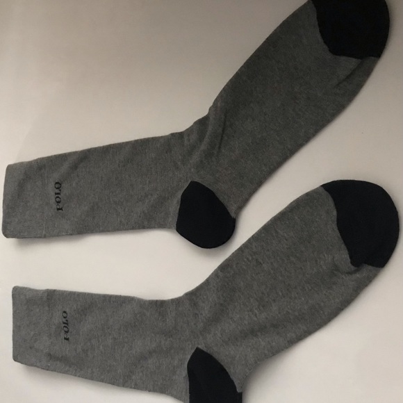 New Polo Ralph Lauren Men’s Socks POLO Written on Tops of both sides of socks - Picture 8 of 14